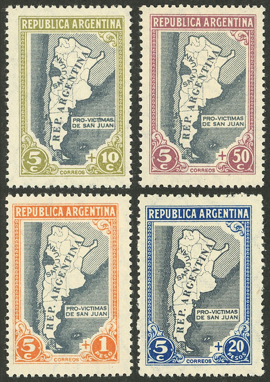 Lot 483 - Argentina general issues -  Guillermo Jalil - Philatino Auction # 2540 ARGENTINA: General sale with lots at very low starts!