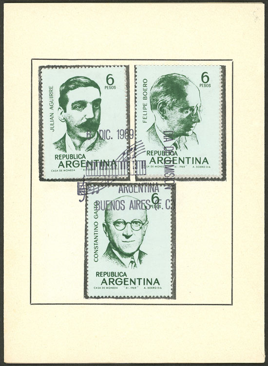 Lot 743 - Argentina general issues -  Guillermo Jalil - Philatino Auction # 2540 ARGENTINA: General sale with lots at very low starts!