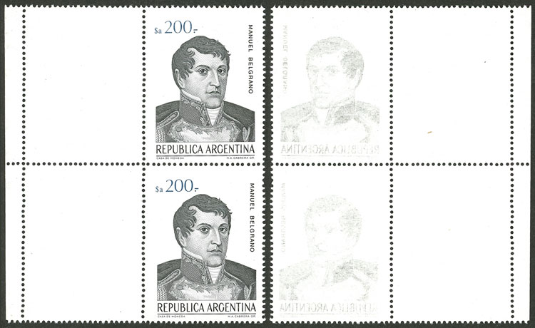 Lot 812 - Argentina general issues -  Guillermo Jalil - Philatino Auction # 2540 ARGENTINA: General sale with lots at very low starts!