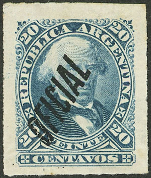 Lot 980 - Argentina official stamps -  Guillermo Jalil - Philatino Auction # 2540 ARGENTINA: General sale with lots at very low starts!