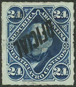 Lot 981 - Argentina official stamps -  Guillermo Jalil - Philatino Auction # 2540 ARGENTINA: General sale with lots at very low starts!