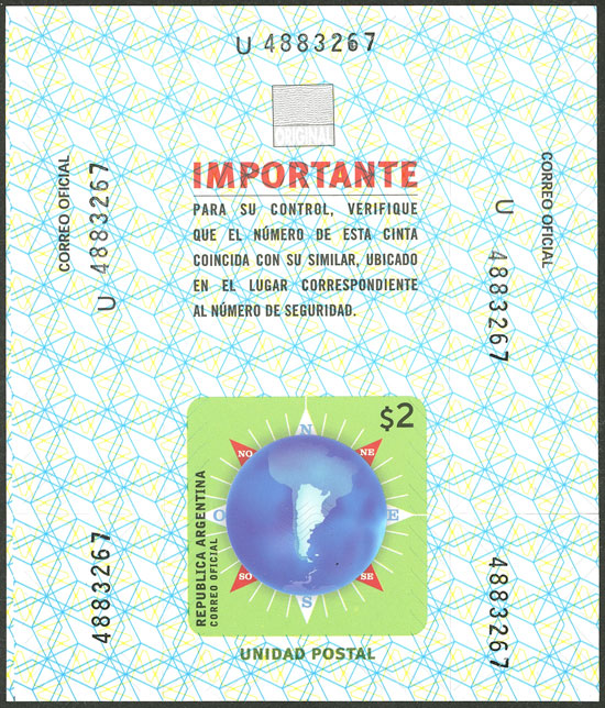 Lot 1005 - Argentina parcel post seals - Guillermo Jalil - Philatino Auction # 2540 ARGENTINA: General sale with lots at very low starts! Lot 1005 - Argentina parcel post seals - Guillermo Jalil - Philatino Auction # 2540 ARGENTINA: General sale with lots at very low starts!