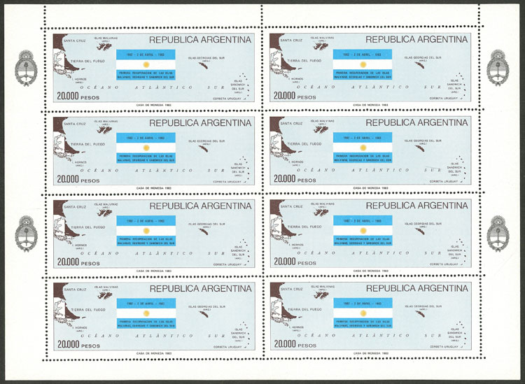 Lot 806 - Argentina general issues -  Guillermo Jalil - Philatino Auction # 2540 ARGENTINA: General sale with lots at very low starts!