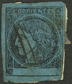 Lot 11 - Argentina corrientes -  Guillermo Jalil - Philatino Auction # 2540 ARGENTINA: General sale with lots at very low starts!