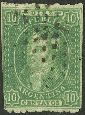 Lot 60 - Argentina rivadavias -  Guillermo Jalil - Philatino Auction # 2540 ARGENTINA: General sale with lots at very low starts!