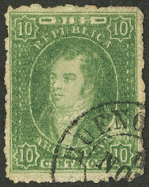 Lot 55 - Argentina rivadavias -  Guillermo Jalil - Philatino Auction # 2540 ARGENTINA: General sale with lots at very low starts!