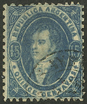 Lot 82 - Argentina rivadavias -  Guillermo Jalil - Philatino Auction # 2540 ARGENTINA: General sale with lots at very low starts!