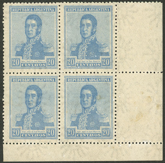Lot 257 - Argentina general issues -  Guillermo Jalil - Philatino Auction # 2540 ARGENTINA: General sale with lots at very low starts!