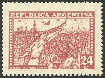 Lot 327 - Argentina general issues -  Guillermo Jalil - Philatino Auction # 2540 ARGENTINA: General sale with lots at very low starts!