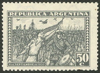 Lot 329 - Argentina general issues -  Guillermo Jalil - Philatino Auction # 2540 ARGENTINA: General sale with lots at very low starts!