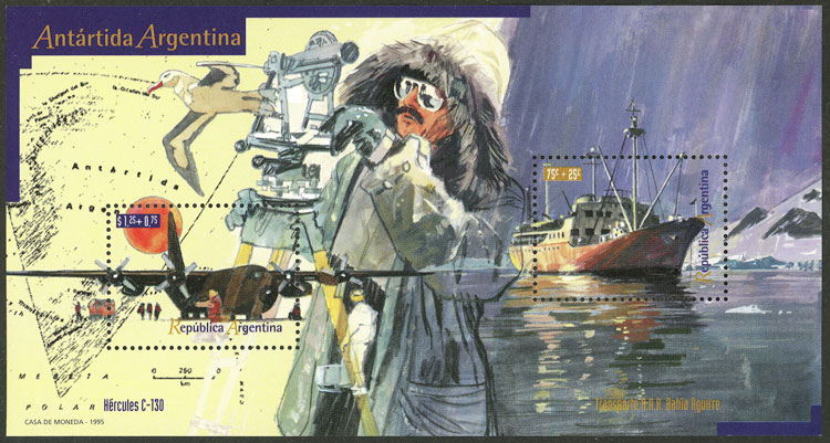 Lot 958 - Argentina souvenir sheets -  Guillermo Jalil - Philatino Auction # 2540 ARGENTINA: General sale with lots at very low starts!