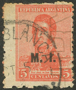 Lot 986 - Argentina official stamps -  Guillermo Jalil - Philatino Auction # 2540 ARGENTINA: General sale with lots at very low starts!