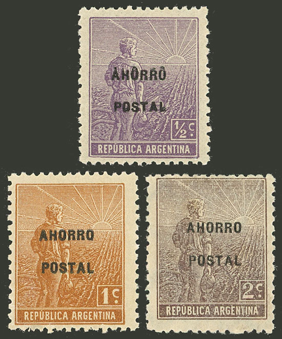 Lot 922 - Argentina ahorro postal -  Guillermo Jalil - Philatino Auction # 2540 ARGENTINA: General sale with lots at very low starts!