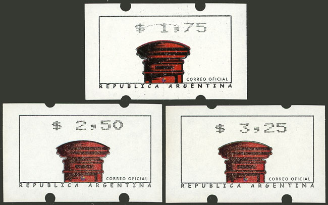 Lot 1003 - Argentina variable value stamps - Guillermo Jalil - Philatino Auction # 2540 ARGENTINA: General sale with lots at very low starts! Lot 1003 - Argentina variable value stamps - Guillermo Jalil - Philatino Auction # 2540 ARGENTINA: General sale with lots at very low starts!