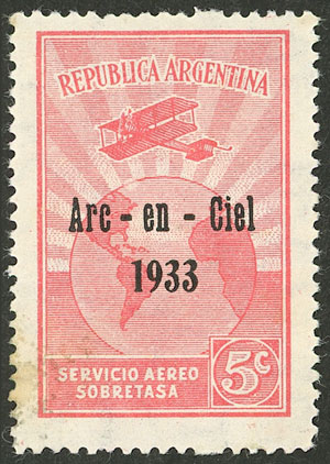 Lot 923 - Argentina PRIVATE ISSUE -  Guillermo Jalil - Philatino Auction # 2540 ARGENTINA: General sale with lots at very low starts!