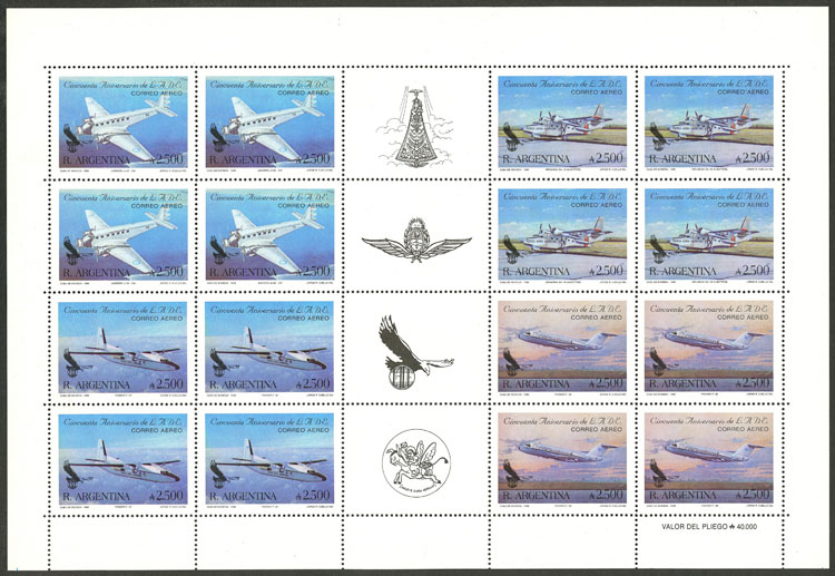 Lot 829 - Argentina general issues - Guillermo Jalil - Philatino Auction # 2540 ARGENTINA: General sale with lots at very low starts! Lot 829 - Argentina general issues - Guillermo Jalil - Philatino Auction # 2540 ARGENTINA: General sale with lots at very low starts!