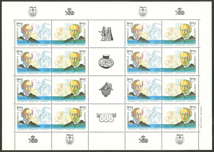 Lot 840 - Argentina general issues - Guillermo Jalil - Philatino Auction # 2540 ARGENTINA: General sale with lots at very low starts! Lot 840 - Argentina general issues - Guillermo Jalil - Philatino Auction # 2540 ARGENTINA: General sale with lots at very low starts!