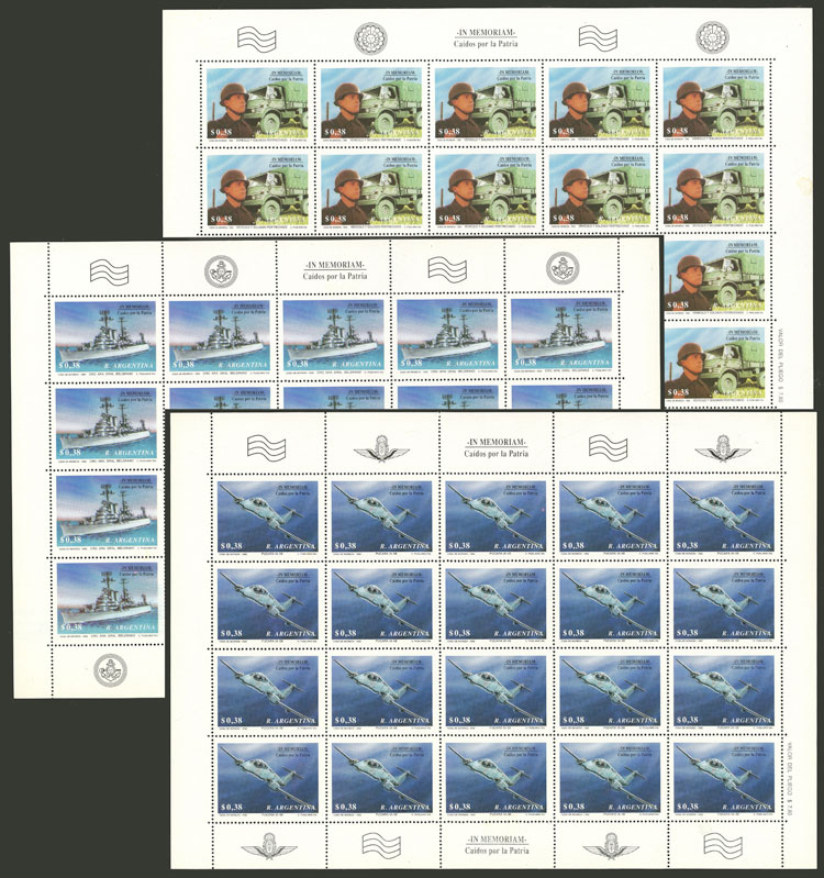 Lot 837 - Argentina general issues - Guillermo Jalil - Philatino Auction # 2540 ARGENTINA: General sale with lots at very low starts! Lot 837 - Argentina general issues - Guillermo Jalil - Philatino Auction # 2540 ARGENTINA: General sale with lots at very low starts!