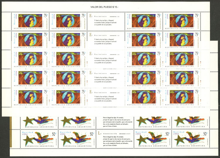 Lot 844 - Argentina general issues - Guillermo Jalil - Philatino Auction # 2540 ARGENTINA: General sale with lots at very low starts! Lot 844 - Argentina general issues - Guillermo Jalil - Philatino Auction # 2540 ARGENTINA: General sale with lots at very low starts!
