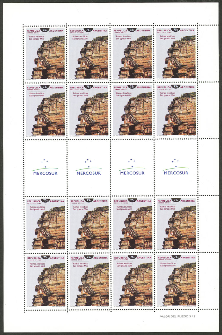 Lot 864 - Argentina general issues -  Guillermo Jalil - Philatino Auction # 2540 ARGENTINA: General sale with lots at very low starts!