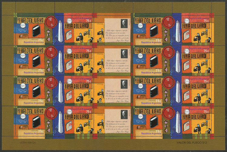 Lot 874 - Argentina general issues -  Guillermo Jalil - Philatino Auction # 2540 ARGENTINA: General sale with lots at very low starts!