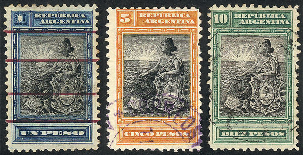 Lot 185 - Argentina general issues -  Guillermo Jalil - Philatino Auction # 2540 ARGENTINA: General sale with lots at very low starts!