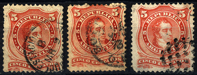 Lot 104 - Argentina general issues -  Guillermo Jalil - Philatino Auction # 2540 ARGENTINA: General sale with lots at very low starts!