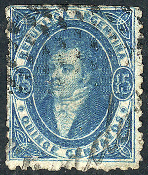 Lot 61 - Argentina rivadavias -  Guillermo Jalil - Philatino Auction # 2540 ARGENTINA: General sale with lots at very low starts!