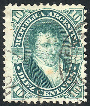 Lot 108 - Argentina general issues -  Guillermo Jalil - Philatino Auction # 2540 ARGENTINA: General sale with lots at very low starts!