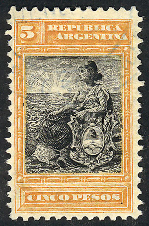 Lot 187 - Argentina general issues -  Guillermo Jalil - Philatino Auction # 2540 ARGENTINA: General sale with lots at very low starts!