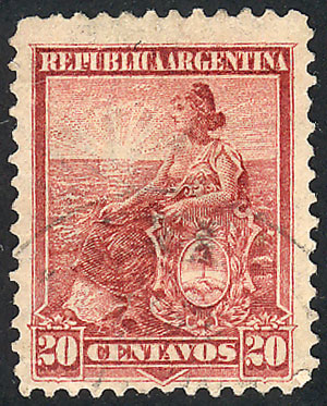 Lot 191 - Argentina general issues -  Guillermo Jalil - Philatino Auction # 2540 ARGENTINA: General sale with lots at very low starts!
