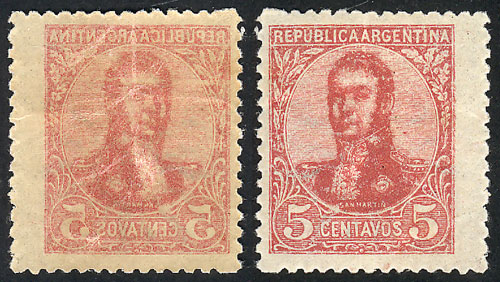 Lot 197 - Argentina general issues -  Guillermo Jalil - Philatino Auction # 2540 ARGENTINA: General sale with lots at very low starts!