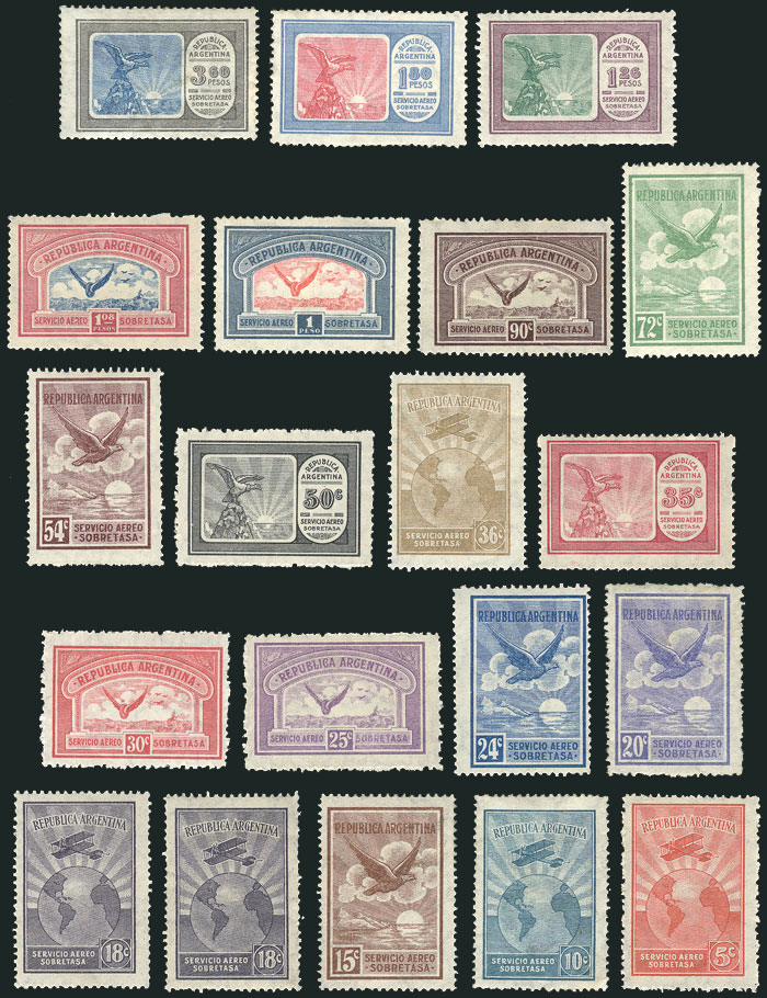 Lot 914 - Argentina airmail -  Guillermo Jalil - Philatino Auction # 2540 ARGENTINA: General sale with lots at very low starts!