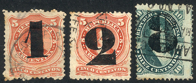 Lot 114 - Argentina general issues -  Guillermo Jalil - Philatino Auction # 2540 ARGENTINA: General sale with lots at very low starts!