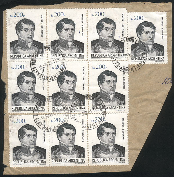 Lot 811 - Argentina general issues -  Guillermo Jalil - Philatino Auction # 2540 ARGENTINA: General sale with lots at very low starts!