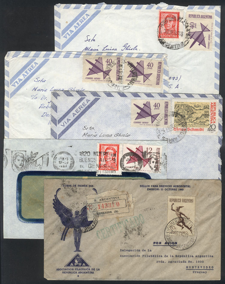 Lot 1019 - Argentina postal history - Guillermo Jalil - Philatino Auction # 2540 ARGENTINA: General sale with lots at very low starts! Lot 1019 - Argentina postal history - Guillermo Jalil - Philatino Auction # 2540 ARGENTINA: General sale with lots at very low starts!