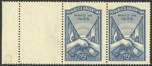 Lot 273 - Argentina general issues -  Guillermo Jalil - Philatino Auction # 2542 ARGENTINA: 