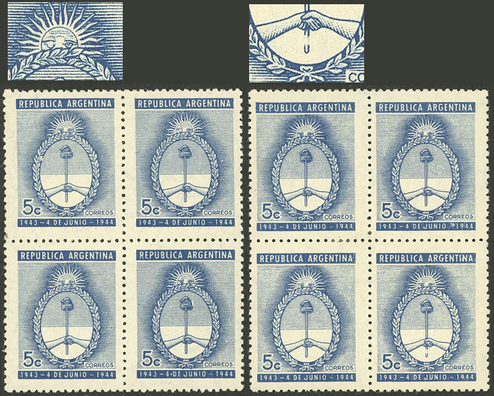 Lot 410 - Argentina general issues - Guillermo Jalil - Philatino Auction # 2542 ARGENTINA: Lot 410 - Argentina general issues - Guillermo Jalil - Philatino Auction # 2542 ARGENTINA: