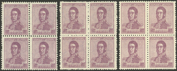 Lot 214 - Argentina general issues -  Guillermo Jalil - Philatino Auction # 2542 ARGENTINA: 