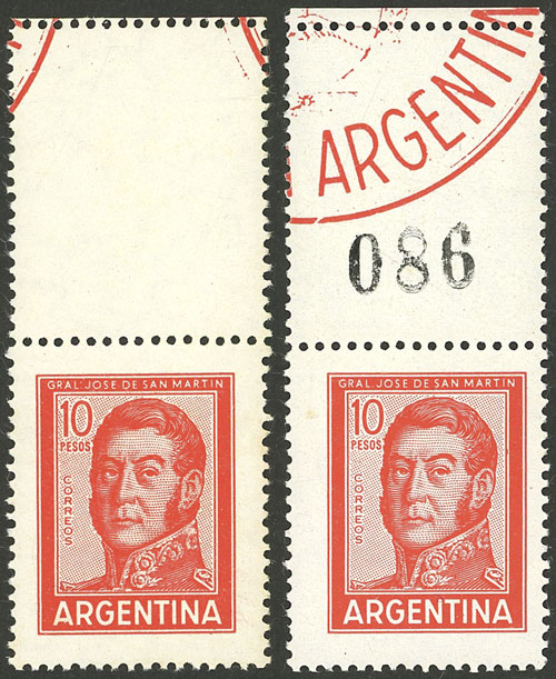 Lot 527 - Argentina general issues -  Guillermo Jalil - Philatino Auction # 2542 ARGENTINA: 