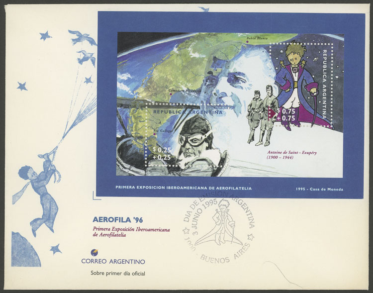 Lot 733 - Argentina souvenir sheets -  Guillermo Jalil - Philatino Auction # 2542 ARGENTINA: 