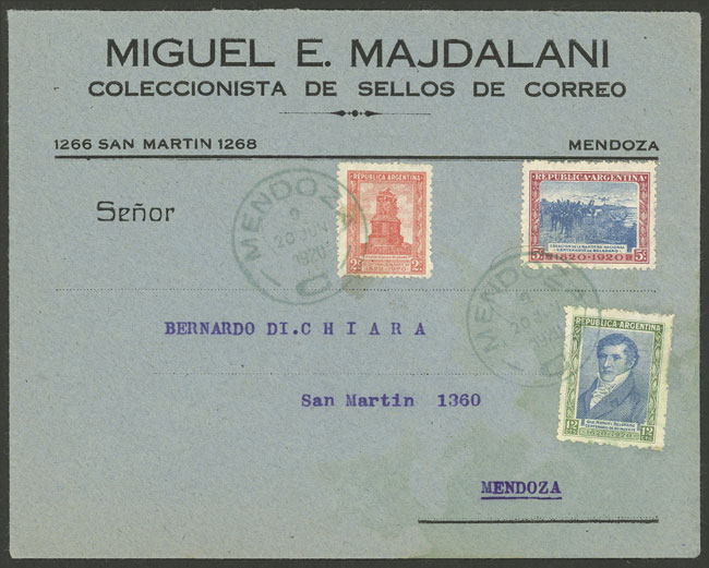 Lot 211 - Argentina general issues -  Guillermo Jalil - Philatino Auction # 2542 ARGENTINA: 