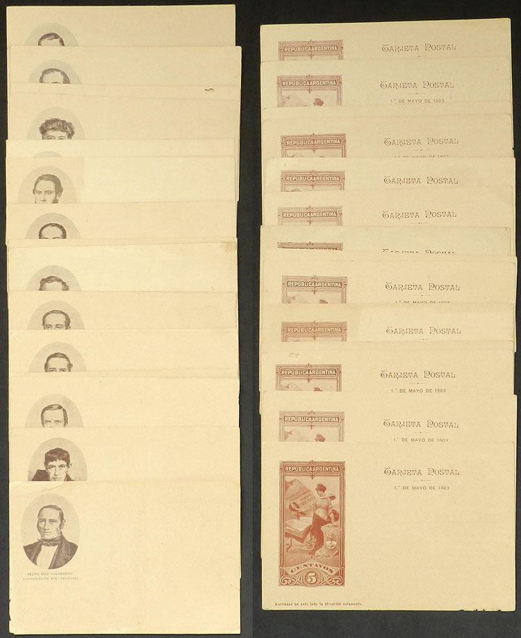 Lot 880 - Argentina Postal stationery - Guillermo Jalil - Philatino Auction # 2542 ARGENTINA: Lot 880 - Argentina Postal stationery - Guillermo Jalil - Philatino Auction # 2542 ARGENTINA: