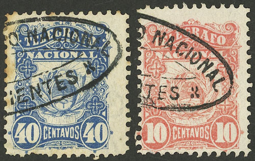 Lot 815 - Argentina telegraph stamps - Guillermo Jalil - Philatino Auction # 2542 ARGENTINA: Lot 815 - Argentina telegraph stamps - Guillermo Jalil - Philatino Auction # 2542 ARGENTINA: