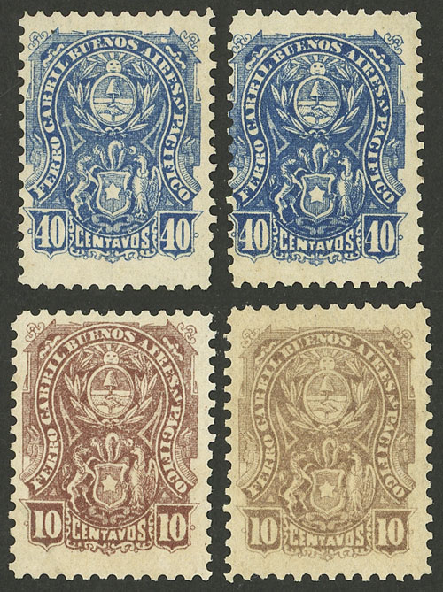 Lot 820 - Argentina telegraph stamps - Guillermo Jalil - Philatino Auction # 2542 ARGENTINA: Lot 820 - Argentina telegraph stamps - Guillermo Jalil - Philatino Auction # 2542 ARGENTINA: