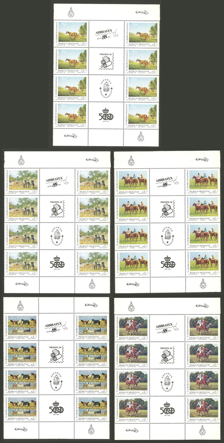 Lot 590 - Argentina general issues - Guillermo Jalil - Philatino Auction # 2542 ARGENTINA: Lot 590 - Argentina general issues - Guillermo Jalil - Philatino Auction # 2542 ARGENTINA: