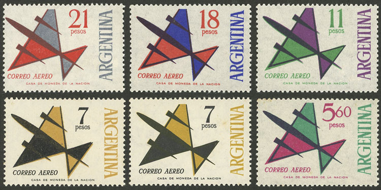 Lot 688 - Argentina airmail -  Guillermo Jalil - Philatino Auction # 2542 ARGENTINA: 