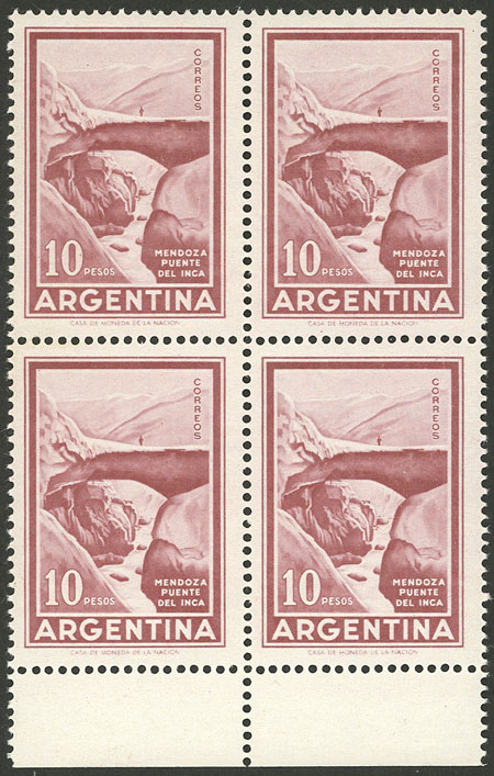 Lot 489 - Argentina general issues -  Guillermo Jalil - Philatino Auction # 2542 ARGENTINA: 