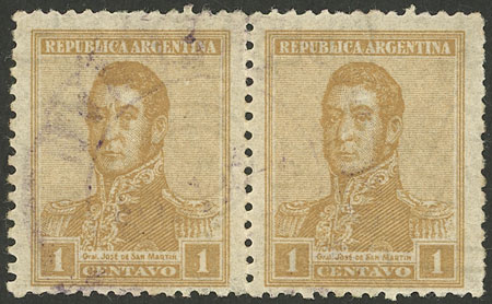 Lot 202 - Argentina general issues -  Guillermo Jalil - Philatino Auction # 2542 ARGENTINA: 