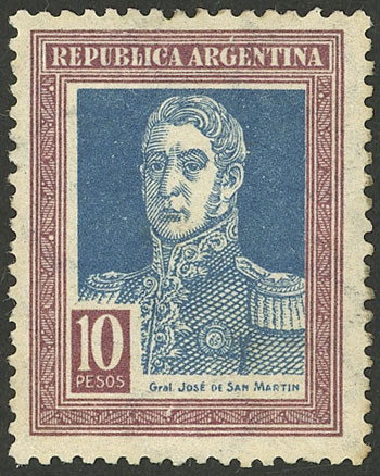 Lot 222 - Argentina general issues -  Guillermo Jalil - Philatino Auction # 2542 ARGENTINA: 